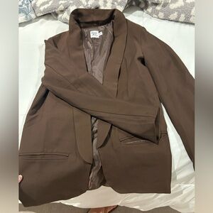 PRINCESS POLLY BROWN BLAZER